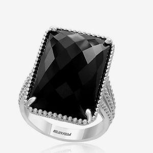 EFFY Emerald Cut Onyx Ring